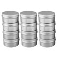 thumbnail image 1 of 12 Pack 80Ml Tins Containers Tea Aluminum Box Round With Screw Cap, 1 of 4