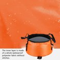 thumbnail image 3 of 2 Pcs Seau de Lavabo de Voyage Portable Léger pour Camping Randonnée Pliable Imperméable avec Pochette de Transport, 3 of 5