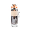 thumbnail image 2 of RKSTN Plastic Sports Kettle Summer Outdoor Large Capacity Sports Kettle with Straw High Temperature Proof Two Drinking Form One Click Lid Opening, 2 of 5