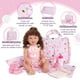 thumbnail image 3 of Juego de bolsas de pañales Baby Doll BABESIDE con bolsa de pañales 2 en 1, color rosa, 3 of 7