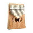 thumbnail image 2 of Mini Thumb Piano, 17-Key Kalimba, Portable Musical Instrument, Acrylic Marimba, Includes Tuning Hammer, Great Gift For Beginners And Pros, 2 of 6