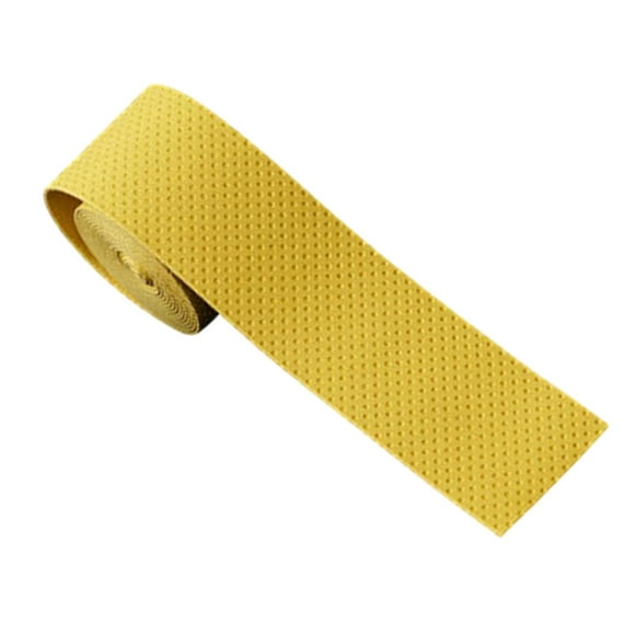 Tennis Racket Grip Tape Absorbent Sweat Band Racquet Handle Wrap for Racquetball Yellow