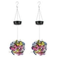 thumbnail image 2 of Danhjin Butterfly Light 2PCS Pendant Outdoor Mesh Round Outdoor Garden Decor Hanging Lamp Gardening Tools, 2 of 9