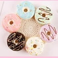 thumbnail image 1 of Artificial Donuts Model Simulation PU Dessert Bread Pastry Photography Props Early Education Slow Rebound Fake Food Party Hotel Green, 1 of 8