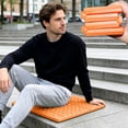 thumbnail image 5 of AKLJWH Stadium Seat Pad, Foldable Seat Pat Cushion, Picnic Cushions for Bleachers, Outdoor Hiking, Backpacking, Fishing, Concert, Mountaineering, Orange, 5 of 7