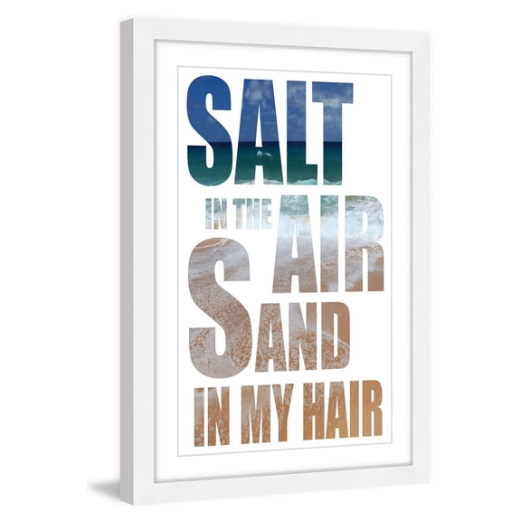 Marmont Hill Salt and Sand Framed Wall Art