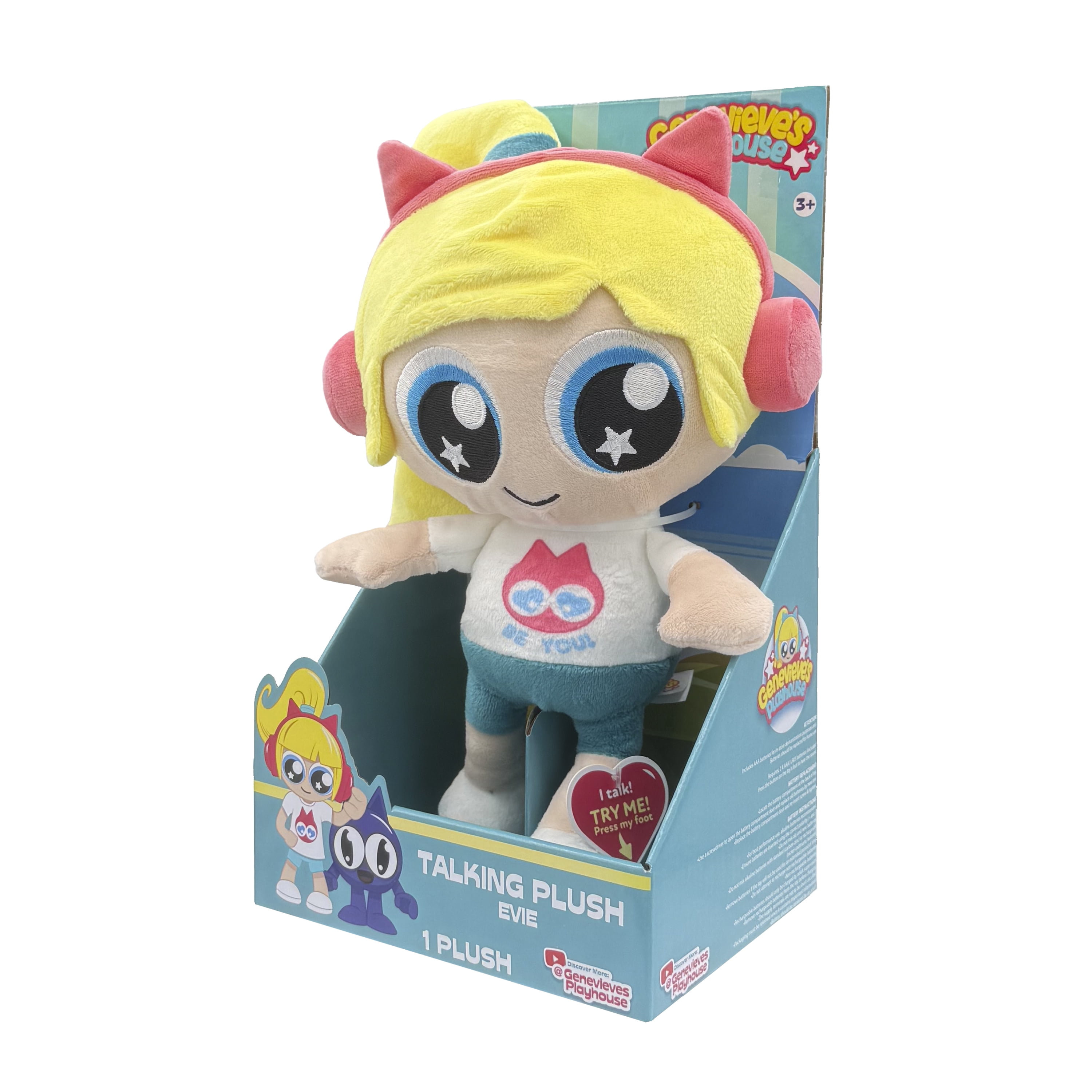 Genevieve's Playhouse Talking Plush Toy – Educational and Interactive Learning, Ages 3+