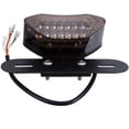 thumbnail image 5 of 12V 16 LED Universal Motorcycle Integrated Brake Tail Running Light Turn Signla License Plate Lamp (Smoked Black Cover), 5 of 5