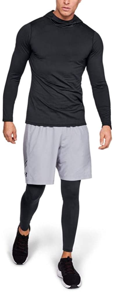 under armour men's coldgear fitted hooded long sleeve shirt