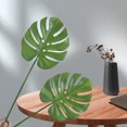 thumbnail image 1 of Artificial Leaf Realistic Shape Widely Applied Flexible Decorative Plastic Fake Monstera Leaf Home Decoration, 1 of 7