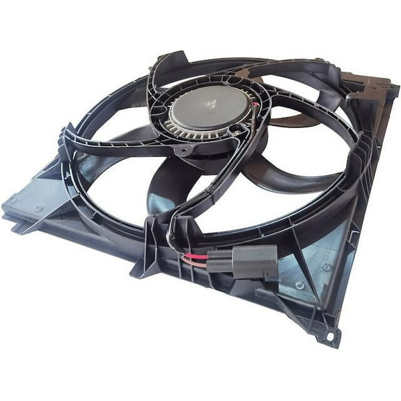 Auxiliary Fan Assembly - Compatible with 2004 - 2011 BMW X3 2005 2006 2007 2008 2009 2010