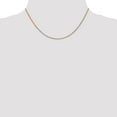 thumbnail image 2 of 14k Tri Color Gold Hand Made 1.5mm Diamond Cut Rope Chain w/ Lobster Clasp 16", 2 of 5