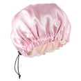 thumbnail image 1 of Minkissy Satin Bonnet Doble Layer Reversible Ajustable Satin Sleep Gorra para niños Niños (Rosa), 1 of 6