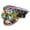 Style3, variant on Sequined Diamonds Punk Party Hat with Goggles Steampunk Military Hat