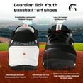 thumbnail image 3 of Guardian Baseball Turf Cleat Bolt Low Top Baseball Softball Shoes for Youth - Unisex, 3 of 8