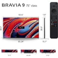 thumbnail image 4 of Sony K75XR90 75" XR90 Series Bravia Mini LED HDR QLED 4K Google TV with a Sony HT-A9000 BRAVIA Theater Bar Soundbar with Dolby Atmos (2024), 4 of 9
