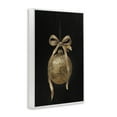 thumbnail image 3 of Stupell Industries Vintage Holiday Ornament on Black Holiday Painting White Framed Art Print Wall Art, 20 x 30, 3 of 8