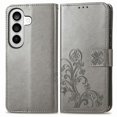 thumbnail image 1 of Funda Sintética FOXDOCK para Samsung Galaxy S26 Pro | Función de Billetera y Soporte | Protección Completa-gris, 1 of 6