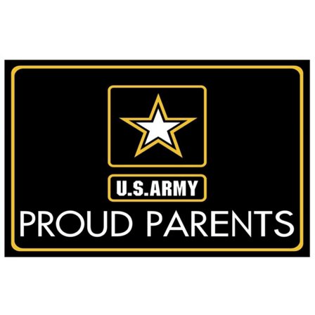 Proud Army Parents Yard Sign - 18X24" with Stake - Fast Free Shipping!