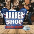 thumbnail image 6 of Dimarongton Barber Shop Sign with Stake, 15 x 12 DS Coroplast, Blue, 6 of 7