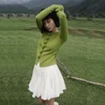 thumbnail image 2 of Minivestido con cintura elástica de Neihe para mujer, recién llegado, otoño 2023, falda plisada con doce filas, moda femenina, 2 of 4