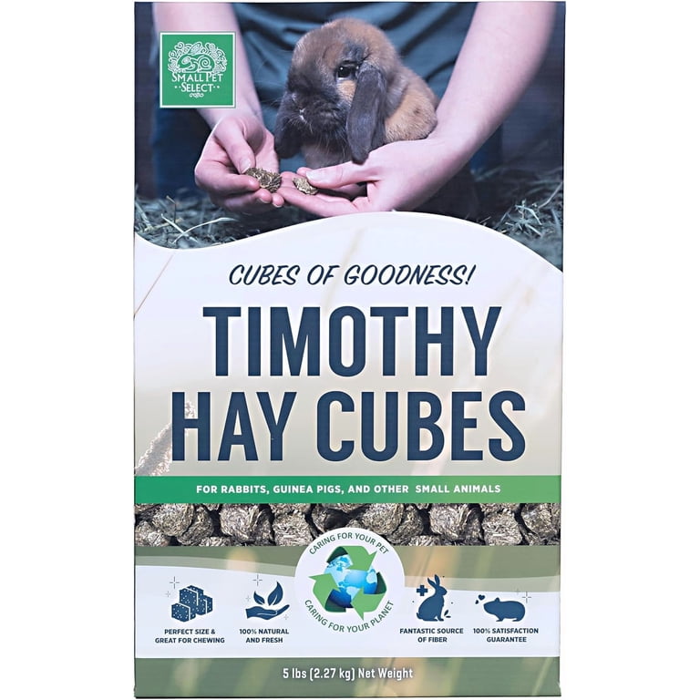 Small Pet Select Straight Timothy Hay Cubes, 5 Lbs photo 5
