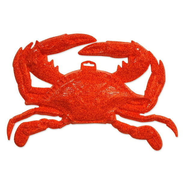 Club Pack of 24 Red Under the Sea Crab Party Decorations 17" Walmart