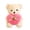 G, variant on Soft Bear Plush with Hat and Bow Tie, Cuddly Stuffed Animal for Home Decor, Huggable Bear Toy for Birthdays and Special Occasions, Decorative Figurine