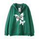 thumbnail image 4 of Dark hip hop gótico Harajuku Y2k estampado de mariposa cremallera Sudadera con capucha hombres y mujeres Harajuku chaqueta sudadera, 4 of 5