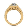 thumbnail image 3 of SuperJeweler 3 1/2 Carat Princess Shape Diamond Bridal Set in 14 Karat Yellow Gold For Women, 3 of 6