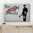 thumbnail image 3 of wall26 Canvas Print Wall Art Banksy Cancelled Follow Your Dreams Graffiti &amp; Street Art Pop Culture Illustrations Pop Art Bohemian Multicolor Dark for Living Room, Bedroom, Office - 32"x48&qu, 3 of 7