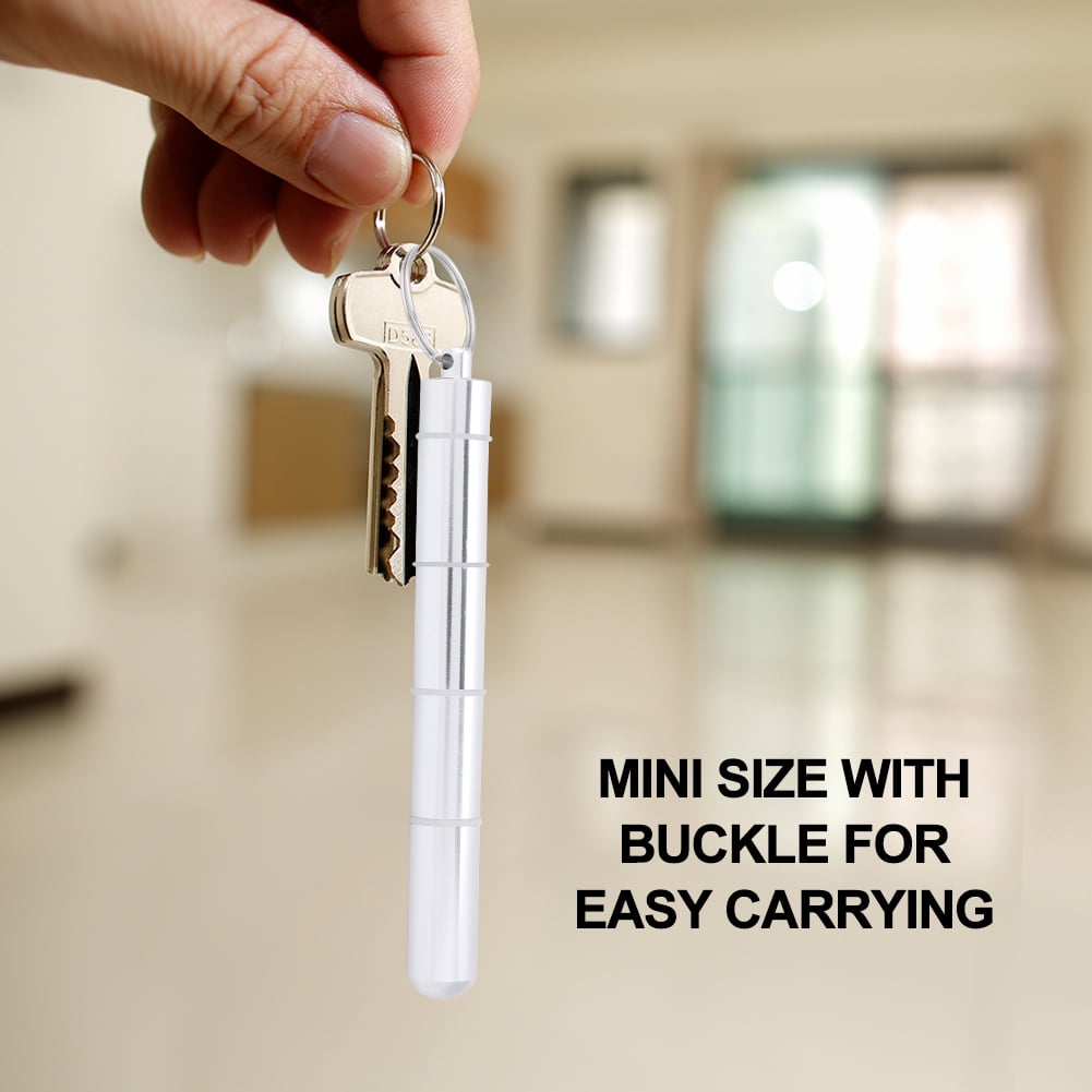 Mini Portable Case Waterproof Medicine Bottle Holder With Key Chain