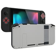 eXtremeRate Grip Back Plate for Nintendo Switch Console, NS Joycon Handheld Controller Housing聽with Full Set Buttons, DIY Replacement Shell for Nintendo Switch - Classics NES Style