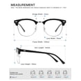 thumbnail image 3 of Blue Light Glasses for Women and Men,Advanced Computer Glasses,Gaming Glasses, Semi Rimless Glasses, 3 of 5