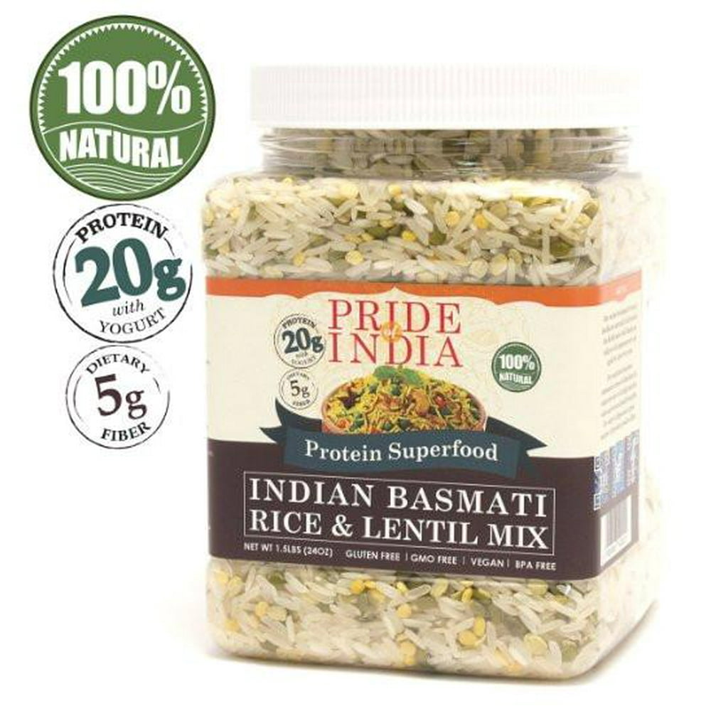Pride Of India - Indian White Basmati Rice & Lentil ...