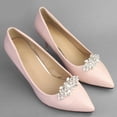 thumbnail image 4 of MasteelfCA Shoe Clips Fashion Bridal Shoe Buckles Removable Rhinestones Wedding Shoe Clips Wedding Shoe Accessories for, 4 of 8