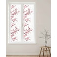 thumbnail image 2 of Cherry Blossom Window Privacy Film Stained Glass Window Film Decorative Windows Cover Static Windows Cling for Glass Door Spring Pink Floral Branches Watercolor Stickers for Bathroom 17.7"x78.7", 2 of 7