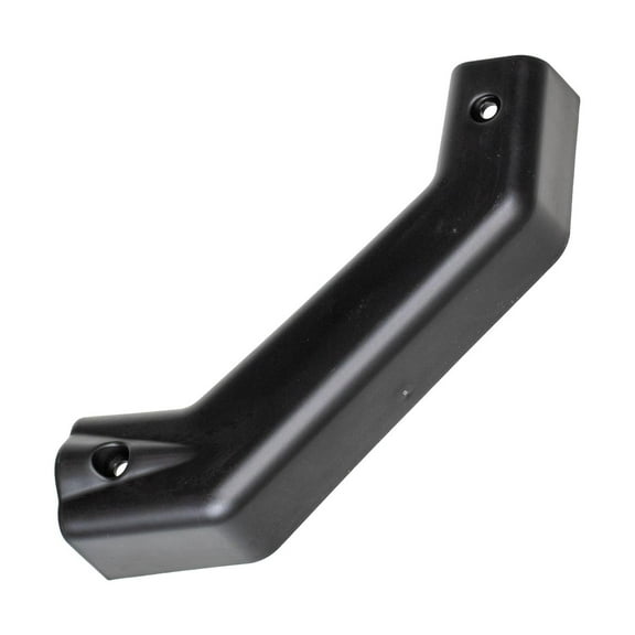 B&B Molders Bottom Right Corner Angled Extrusion Cover, Black
