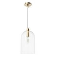 thumbnail image 2 of Hunter - Lochemeade 1-light Alturas Gold, Small Pendant Light, Dimmable, Transitional Style, Cylinder Shaped, for Bedrooms, Kitchens, Dining, Living Rooms - 45228, 2 of 7
