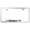 Chrome, variant on Semper Fi Laser Etched Logo Cut-Out License Plate Frame (Black)