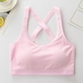 thumbnail image 2 of Bovxnpu Girls Training Bra Cotton Seamless Sports Bra Padded Wireless Bra for Girls Underwears, 2 of 7
