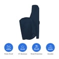 thumbnail image 4 of COVERS&ALL Water Softener Cover, 12 Oz PVC Waterproof, UV & Weather Resistant Outdoor Filter tank Protector, Durable with Air Vents, Split Velcro and Elastic (64" H x 40" W x 16" D Inches, Blue), 4 of 7