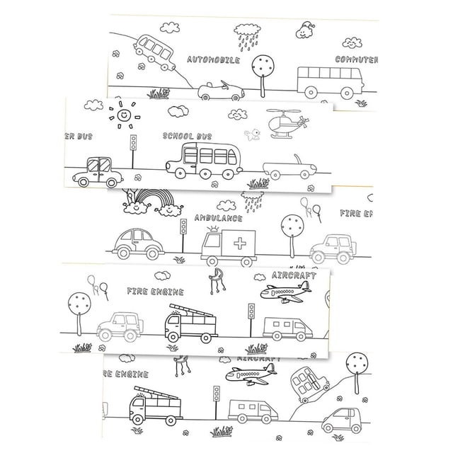 KLKCMS Papier à Colorier Rouleau de Papier à Dessin 30Cmx300cm pour Tout-Petits