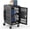 Black, variant on Metateel Fully Assembled Laptop and Tablet Charging Cart for Up to 14" Screen Size – 20 Device Mobile Storage Cabinet Fits Chromebook, iPad, Laptop, Ideal for Classroom, School & Office (Gray)