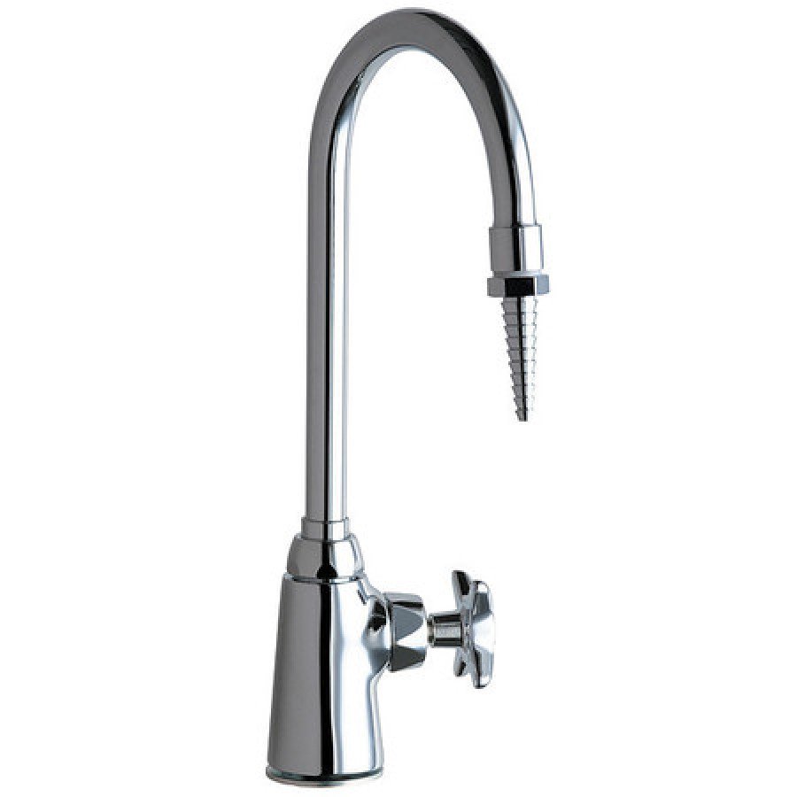 CHICAGO FAUCETS 969CTF Manual, Single Hole Mount, 1 Hole Gooseneck