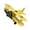 Yellow-L, variant on Retro Iron Aircraft Biplane Model Desktop Ornament, Vintage Metal Plane Decoration for Nursery Home Decor