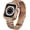 Rose Gold + Case, variant on Metal Watch Band + Armor Case for Apple Watch 49mm 46mm 45mm 44mm 42mm 41mm 40mm 38mm, Stainless Steel Wrist Strap with TPU Case Fit for iWatch Series Ultra/SE3/11/10/9/8/7/SE2/SE/6/5/4/3/2/1