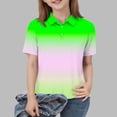 thumbnail image 2 of Babcutegg Uniform for Kid Boys Campus Style Lapel Short Sleeve Back to School Wear Boys Summer Shirts Pink Size 5-6 T, 2 of 7