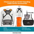 thumbnail image 4 of Piggyback Rider Hip Support Belt - Toddler Hiking Carrierâs Hip Belt for Backpack with Buckle Closure - Convenient Parent Support for Trekking, Parks, Events &amp; Travel, 4 of 9