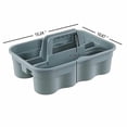 thumbnail image 3 of 4-Pack Plastic Cleaning Caddy with Handle, Plastic Cleaning Tool Caddy, Gray, 3 of 7